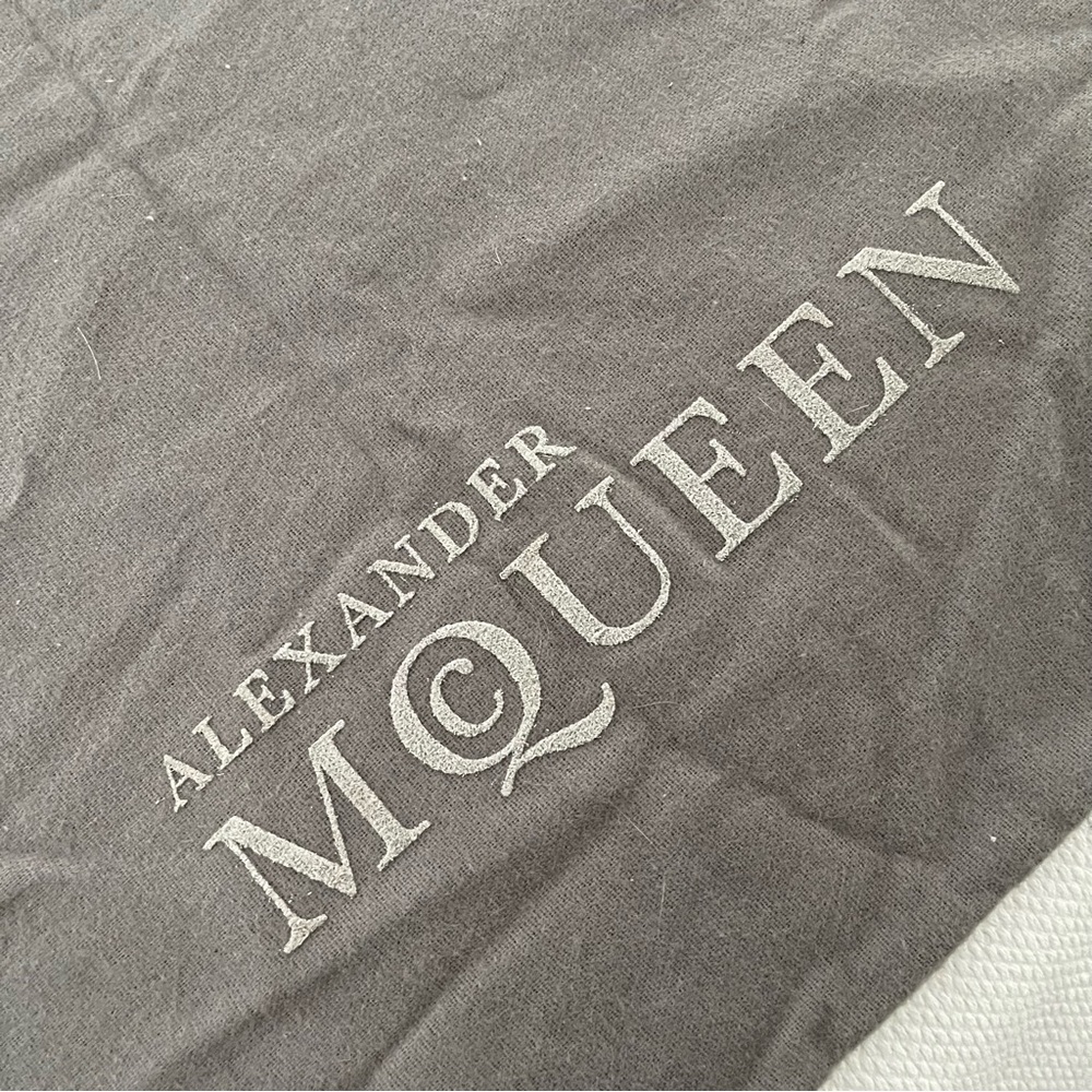 Authentic Alexander Mcqueen Drawstring Shoe Dust … - image 2
